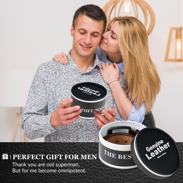 Easycosy Personalized Leather Belt-4（Made in USA）