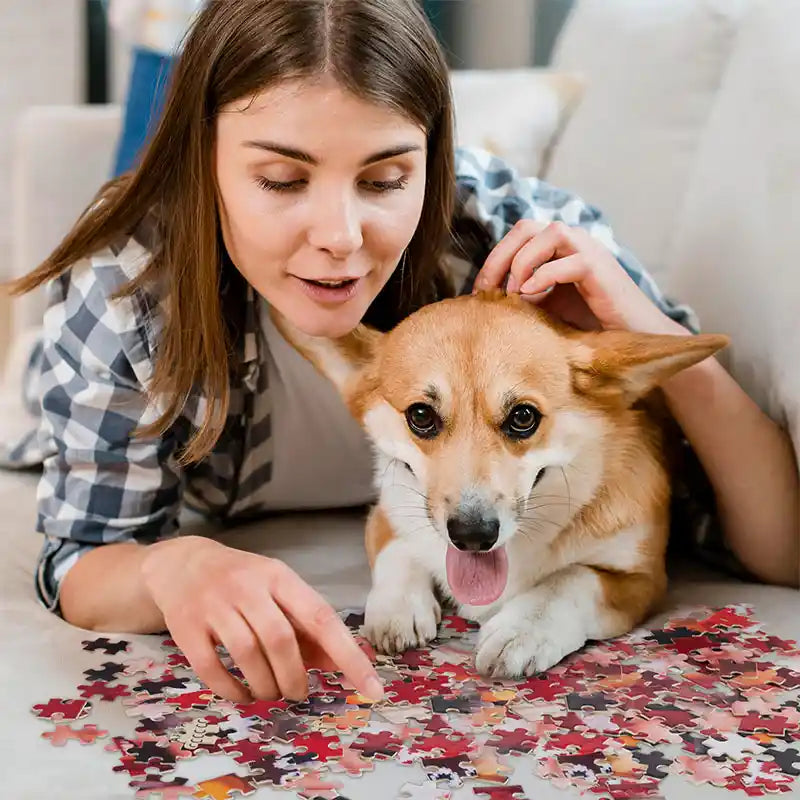 Custom Pet Photo Puzzle Gifts 300 Pieces(26x38cm)