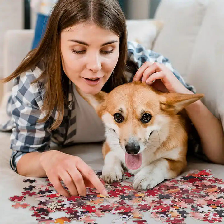Custom Pet Photo Puzzle Gifts 300 Pieces(26x38cm)