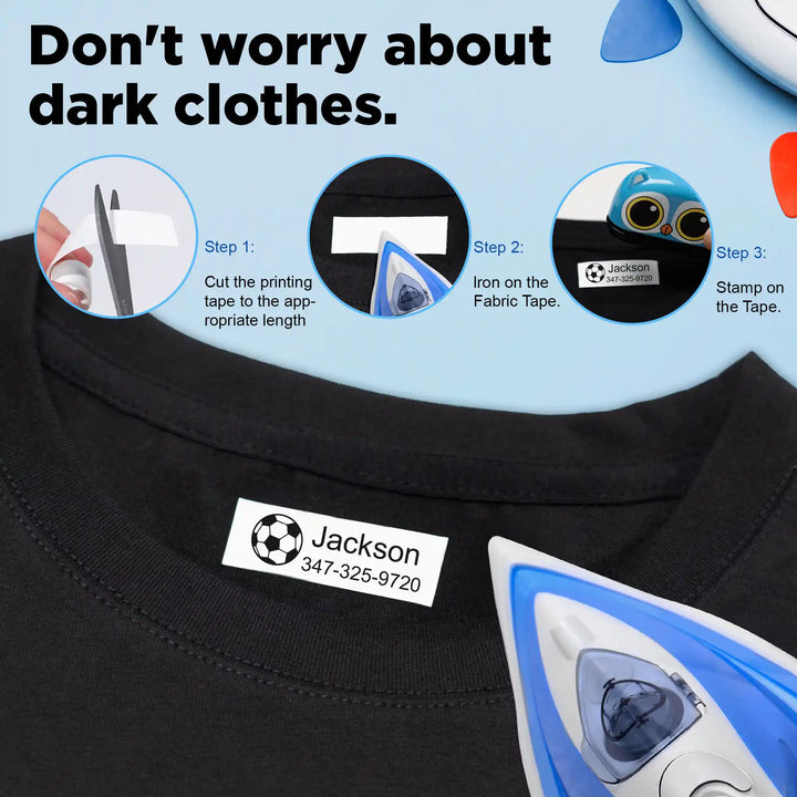 Easycosy Name Stamp Custom Clothing Labels for Kids