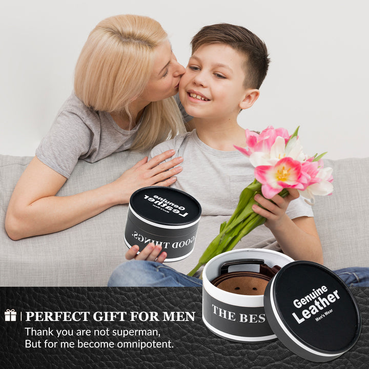 Easycosy Personalized Leather Belt-5（Made in USA）