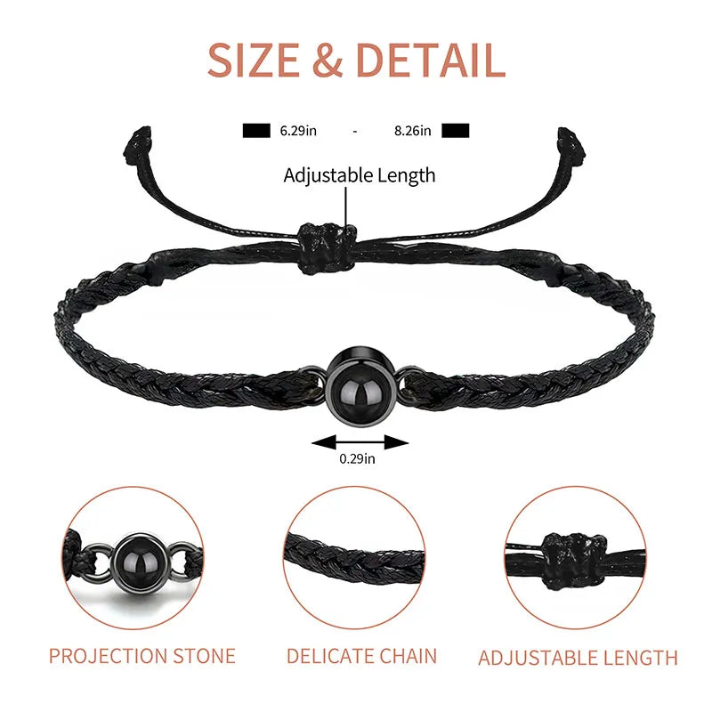 Easycosy Customized Personalized Photo Bracelet