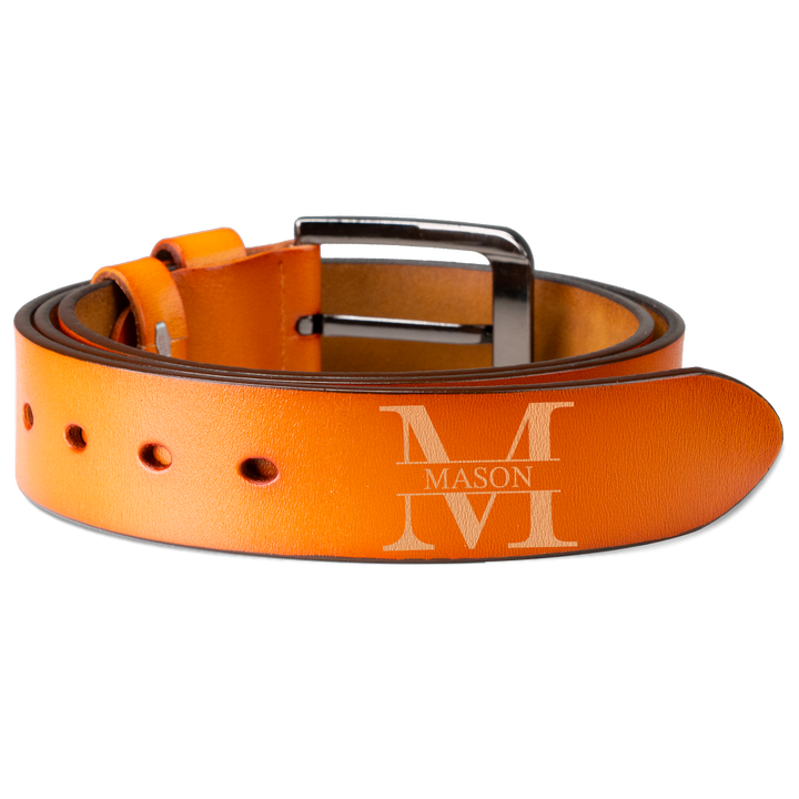 Easycosy Personalized Leather Belt-3（Made in USA）