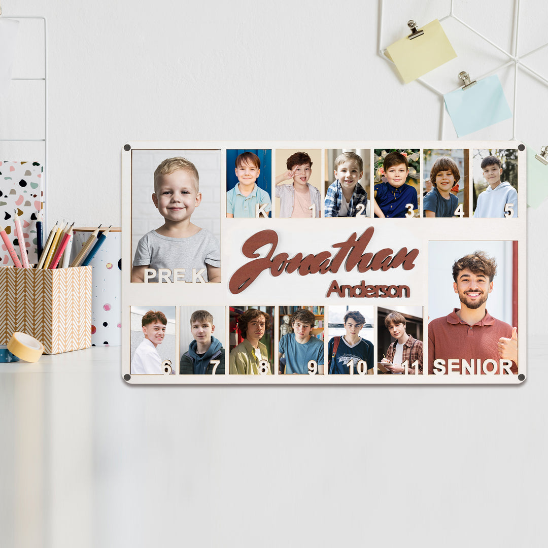 Easycosy  K-12 School Picture Frame Custom Wooden Frame