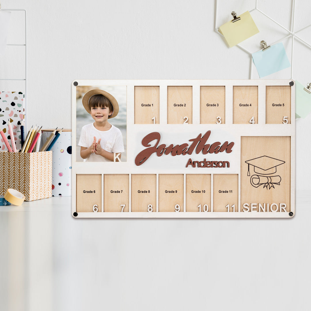 Easycosy  K-12 School Picture Frame Custom Wooden Frame